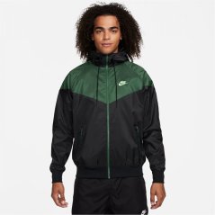 Nike Sportswear Heritage Essentials Windrunner Men's Hooded Jacket Black/Lime