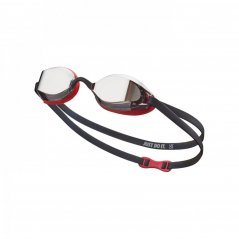 Nike Legacy Mirror Goggles Adults Red Black