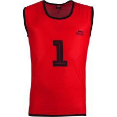 Slazenger 1-20 Numbered Bibs Senior Red