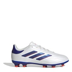 adidas Copa Pure 2 League Juniors Firm Ground Football Boots Wht/Blue/Red