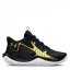 Under Armour Jet 23 Basketball Shoes Mens Black/Gold