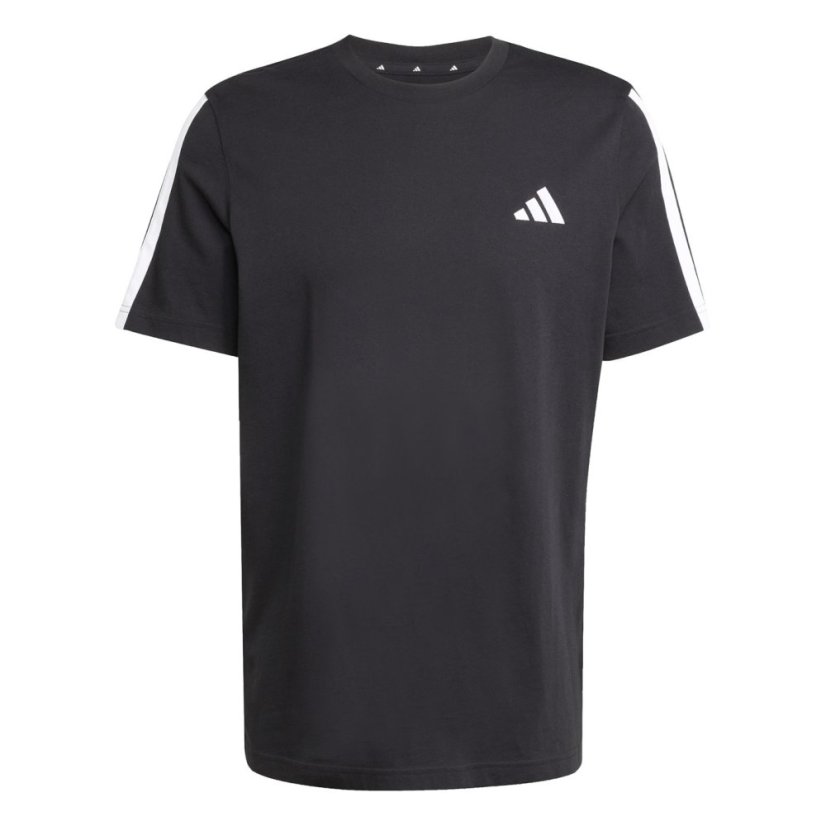 adidas Essentials 3-Stripes pánske tričko Black/White