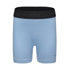 USA Pro 3 Inch Training Shorts Junior Girls Brunera Blue
