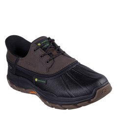 Skechers John Deere Slip-Ins Waterproof Duck Steel Toe Cap Boots Mens Charcoal/Black