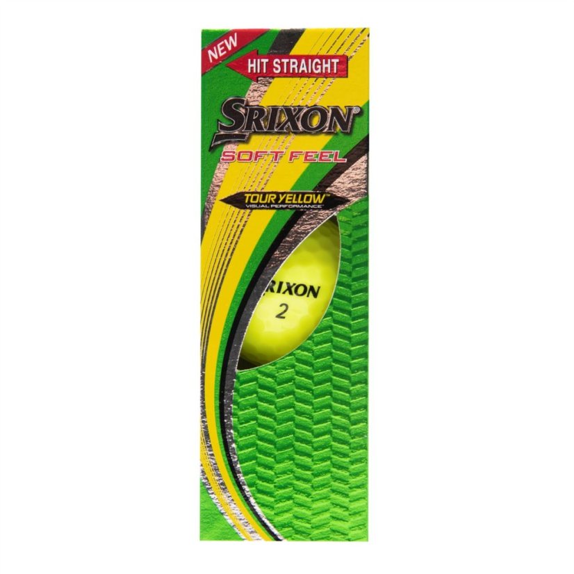 Srixon Soft Feel Golf Balls 12 Pack Yellow 12Pk