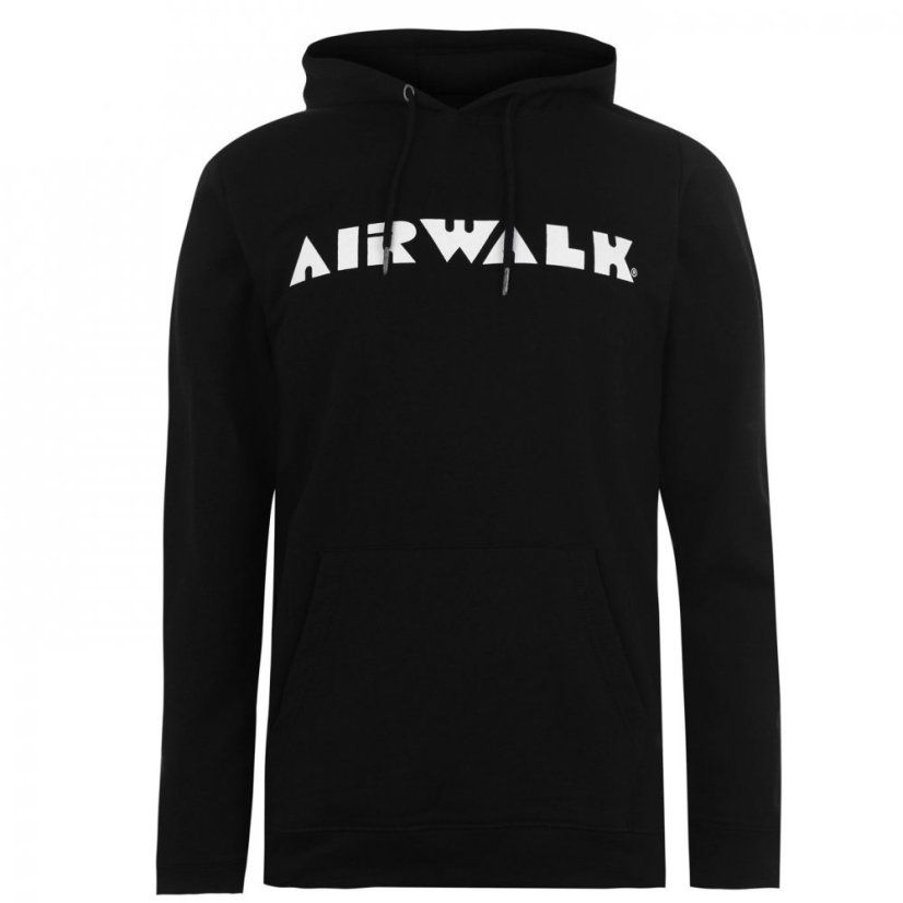 Airwalk Logo OTH Hoodie Mens Black