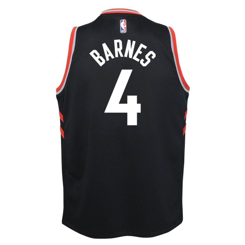 Nike Toronto Raptors Barnes #4 Jersey Black
