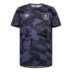 Umbro Men's Burnley Licence Short-Sleeve T-Shirt Crbn/Grsll/Blk