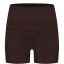 Slazenger Booty Shorts Womens Chocolate/Black