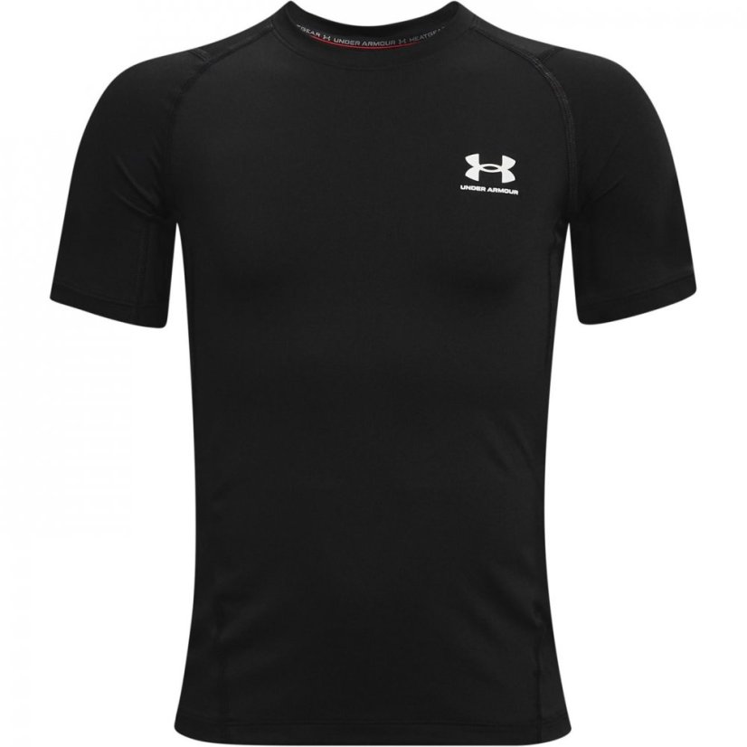 Under Armour HeatGear® Short Sleeve Boys Black