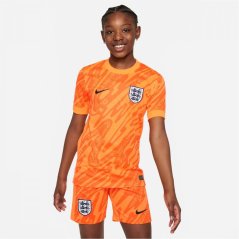 Nike England Goalkeeper Shirt 2024 Juniors Orange