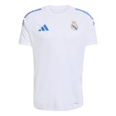 adidas Real Madrid Training Shirt 2025 2026 Mens White