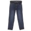 Pierre Cardin Web Belt Mens Jeans Vintage Blue