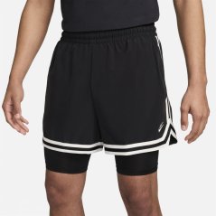 Nike KD Men's 4 DNA 2-in-1 Basketball Shorts Black/Black