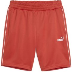 Puma Men's Jersey Jogger Shorts Red Fire