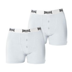 Lonsdale 2 Pack Boxer pánské šortky White