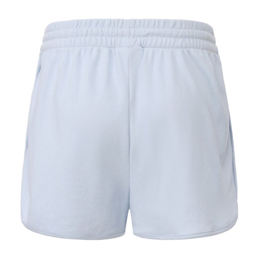 Slazenger Fleece Interlock Shorts Womens Light Blue