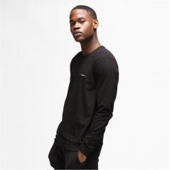Ben Sherman Long Sleeve Top Mens Black