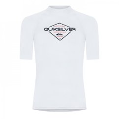 Quiksilver Rash Vest Sn43 White