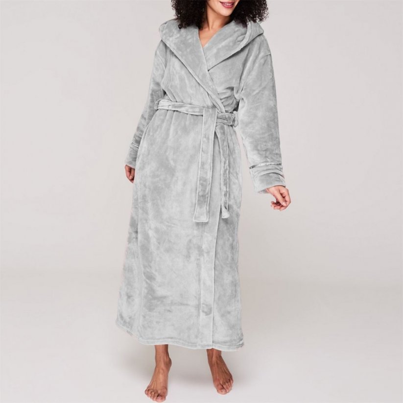 Linea Supersoft Robe Grey