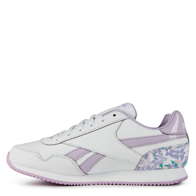 Reebok Royal Classic Jog 3 Shoes Low-Top Trainers Girls Ftwr White/Purp