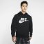 Nike Sportswear Club Fleece Men's Graphic Pullover Hoodie Black/White