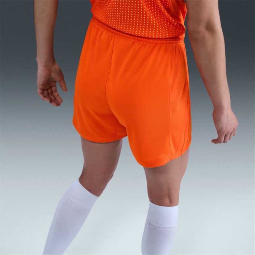 Nike Netherlands Home Shorts 2025 Womens Orange/White
