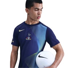 Nike Tottenham Hotspur Third Pre Match Shirt 2025 2026 Adults Blue/Yellow