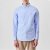 Lee Cooper Long Sleeve Oxford Shirt Mens Sky Blue