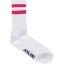 Jack and Jones Stripe Tennis Sock Mens Pink Yarrow