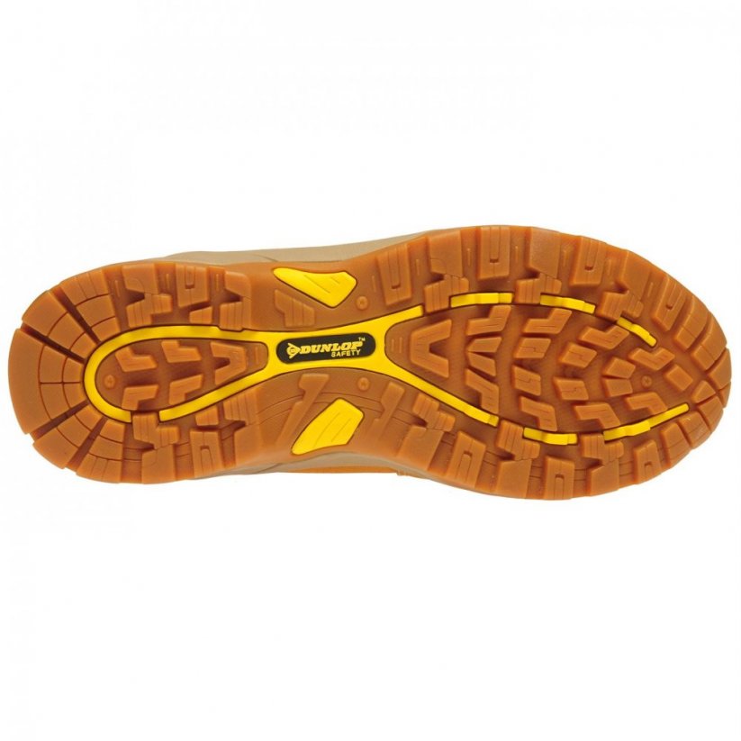Dunlop Safety On Site Steel Toe Cap Safety Boots Honey