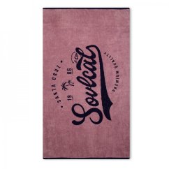 SoulCal Beach Towel Pink Logo