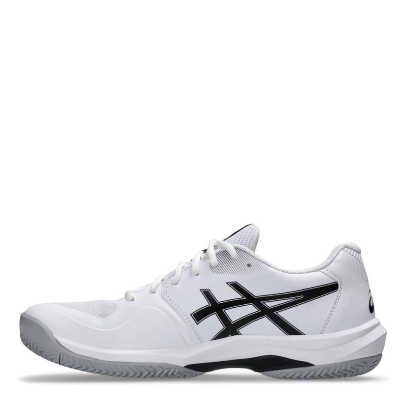 Asics Men's Game Tennis Shoes White/Black