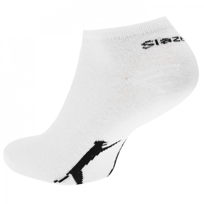 Slazenger Trainer Socks 5 Pack Ladies White