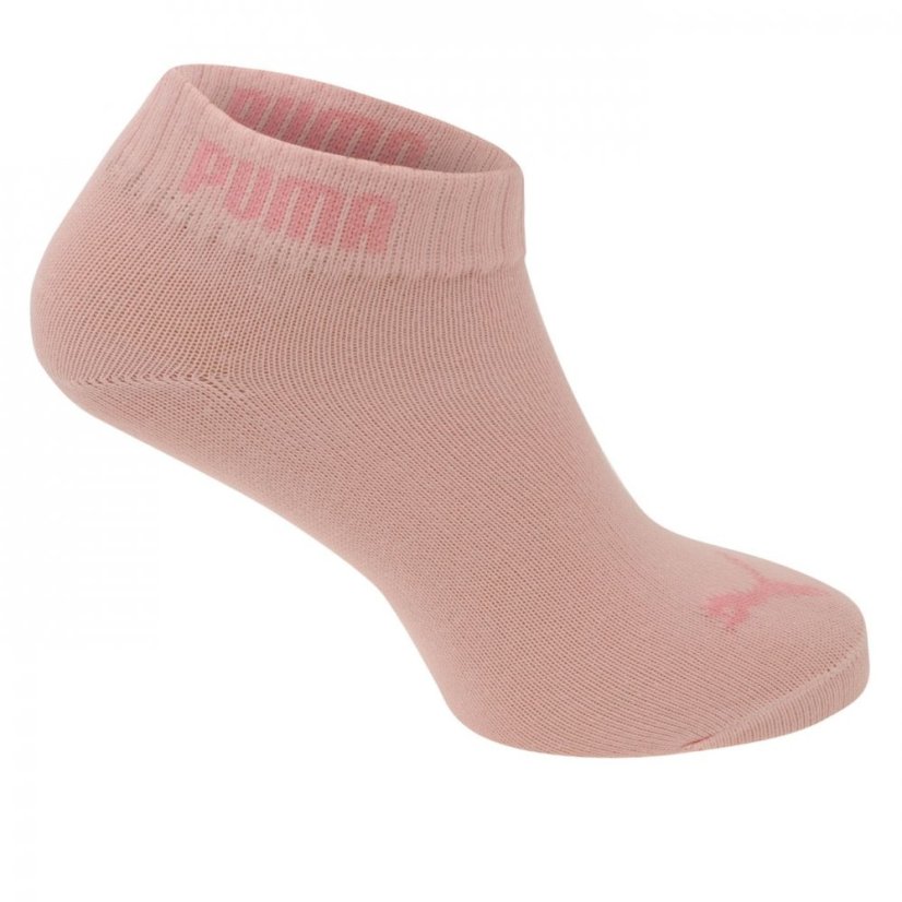 Puma Girls Quarter Socks 3 Pack Pink