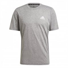 adidas Sport pánské tričko Grey Hthr/White