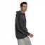 adidas Essentials Fleece 3-Stripes pánská mikina Dark Grey/White