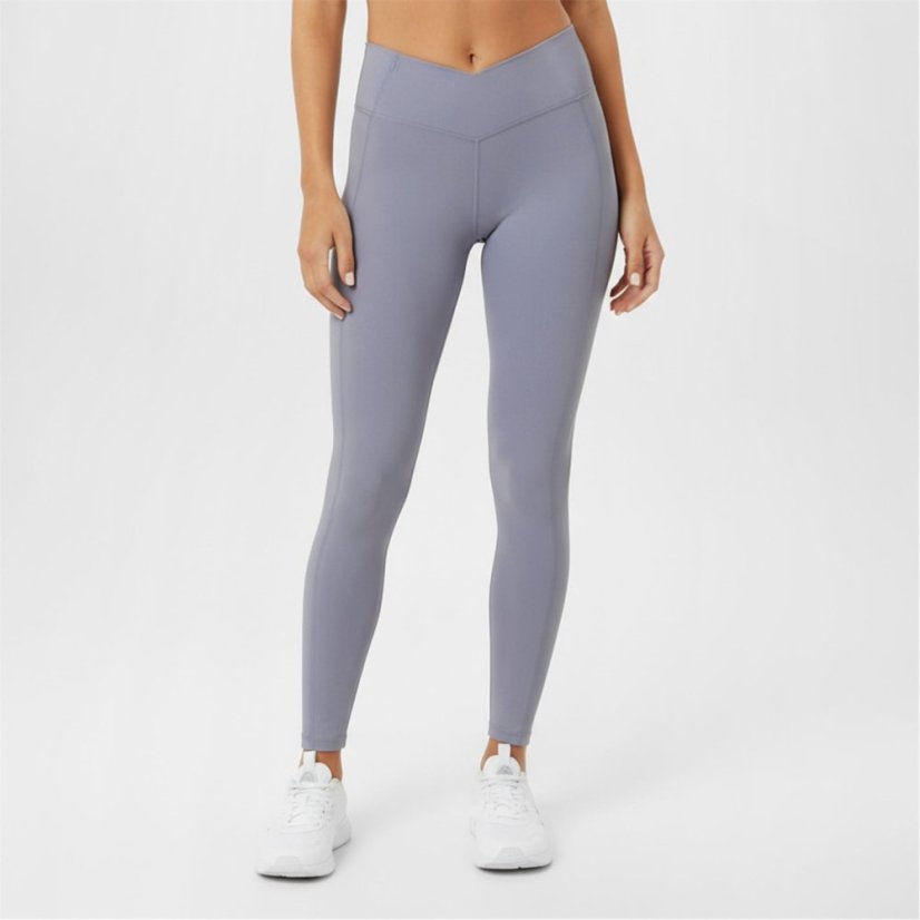 USA Pro USAPro Core High Rise Leggings Womens Silver Bullet