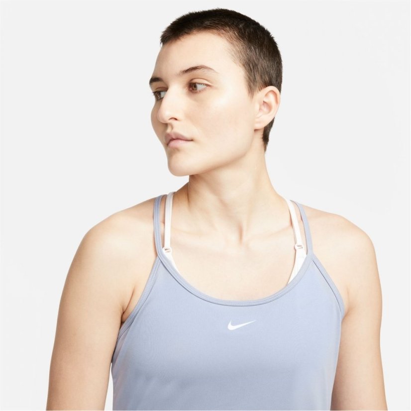 Nike Dri-FIT One Women's Standard Fit Tank Indigo Haze