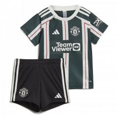 adidas Manchester United Away Baby Kit 2023 2024 Babies Green/White