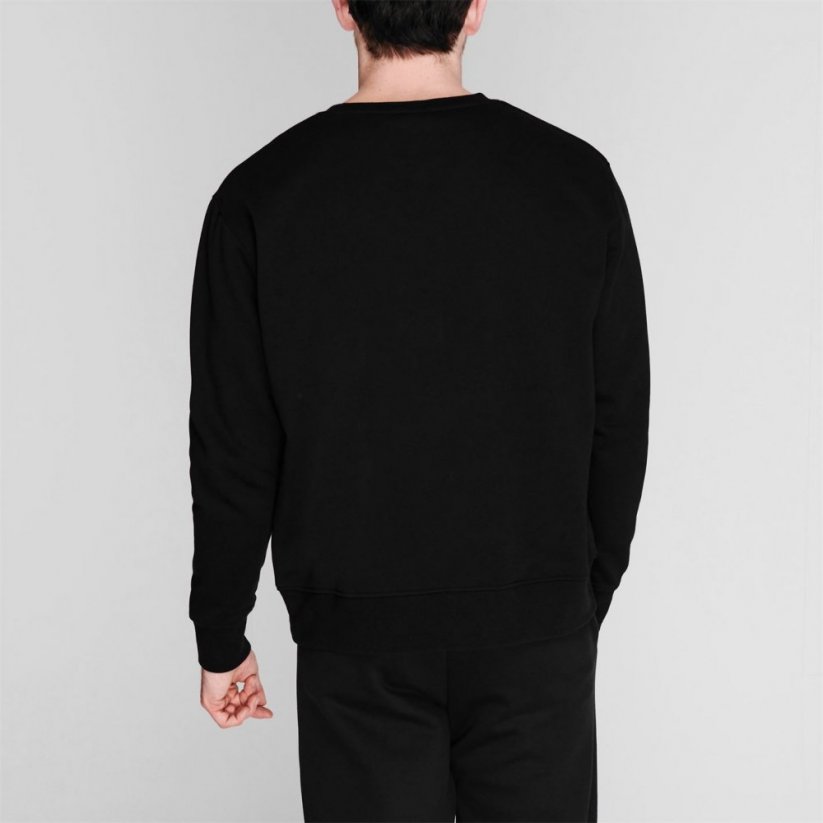 Kappa Essential Crew Sweatshirt Black