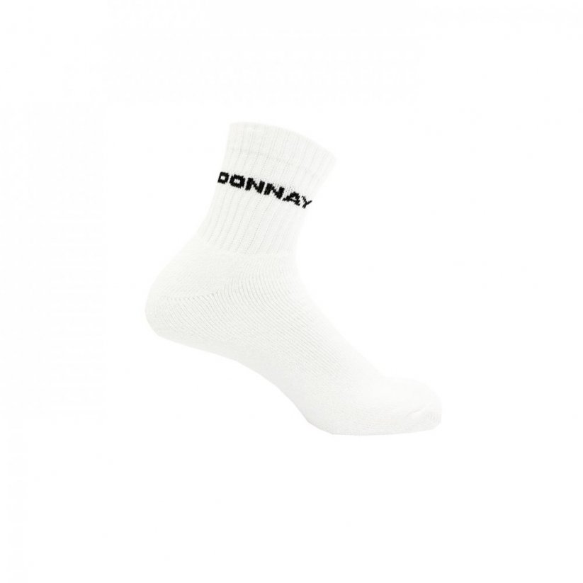 Donnay 10 Pack Quarter Socks Ladies White