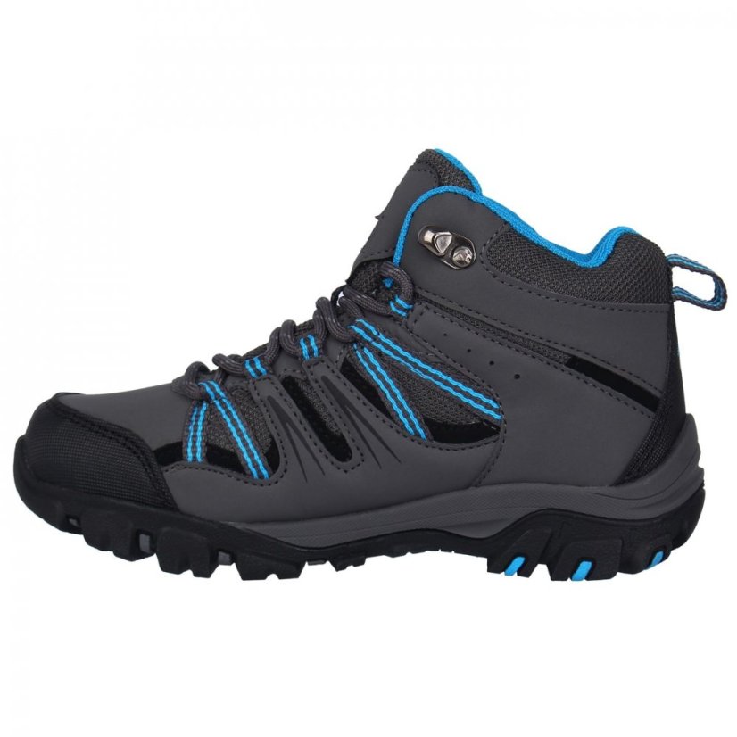 Gelert Horizon Waterproof Walking Boots Childrens Charcoal/Blue