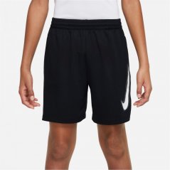 Nike Multi Big Kids' (Boys') Dri-FIT Graphic Training Shorts Black