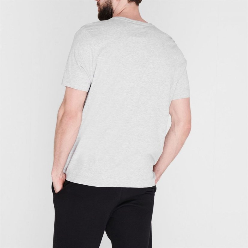 Slazenger Plain pánske tričko Grey Marl