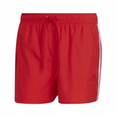 adidas Classic 3-Stripes Swim pánske šortky VIVID RED