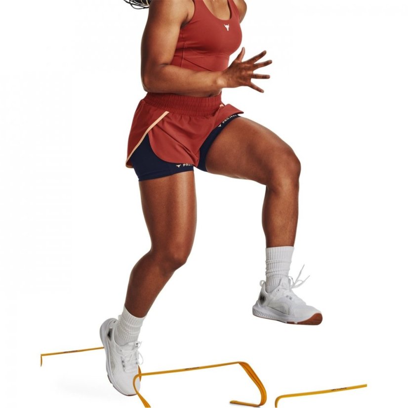 Under Armour Women's Leg Day Flex Performance Gym Shorts Red