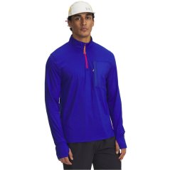 Under Armour Men's Long-Sleeve Performance Running Top Blue