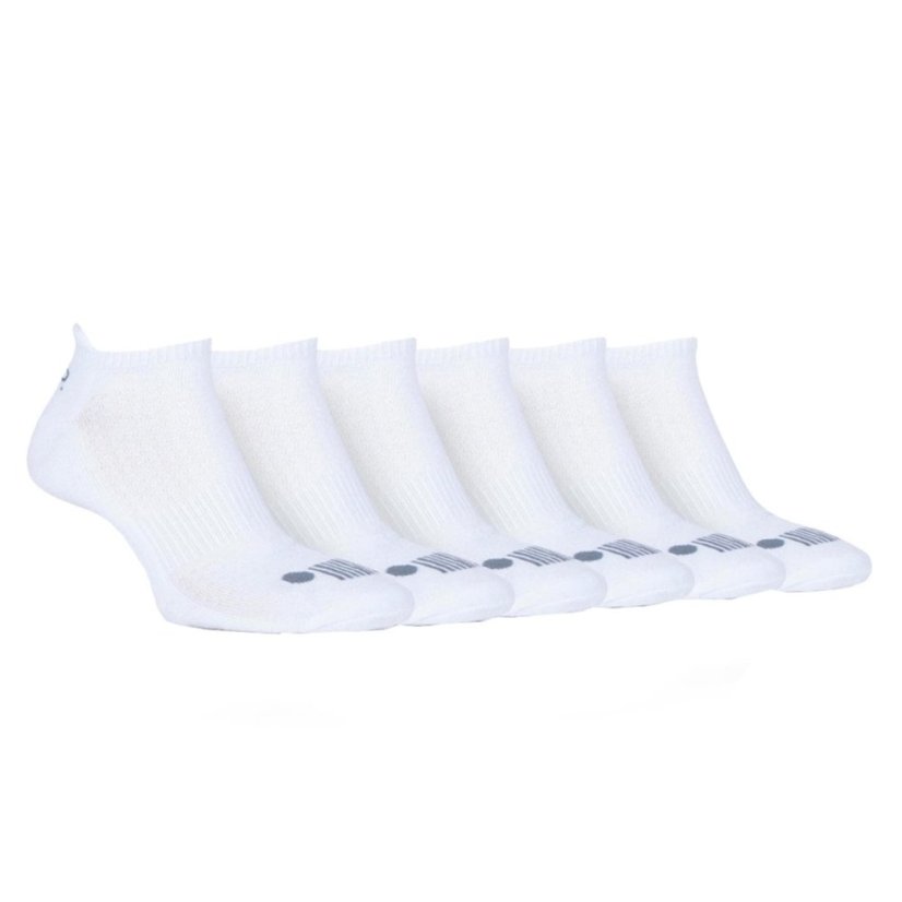 Jeep 6 Pack Trainer Socks Mens White