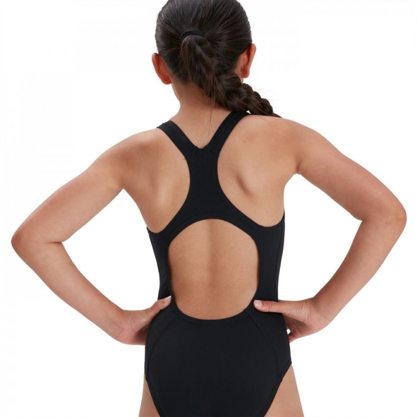 Speedo Endurance + Medalist Swimsuit Juniors Black